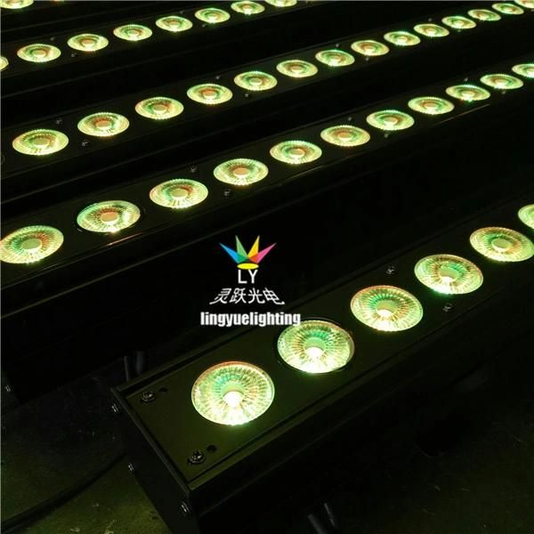 Indoor DMX 18X12W RGBW 4in1 LED Wall Washer Bar Beam Light