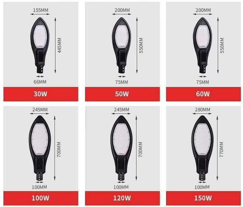 New IP65 Outdoor Waterproof SMD 50 Watt LED Street Light
