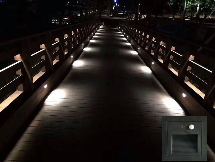 High Quality Waterproof Motion Sensor Step Foot LED Step Stair Light