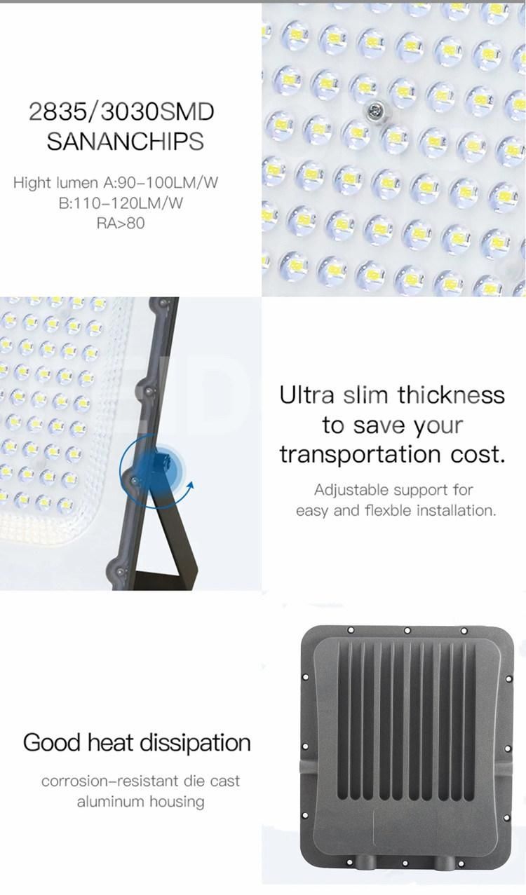 China Manufacturer Low Price High-Efficiency LED Chip SMD3030 200W Flood LED Lamp