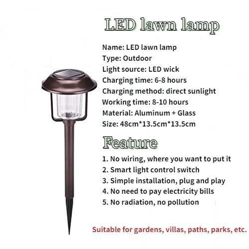 High Quality Decorative Aluminum Outdoor LED Garden Light Modern Lawn Light on Promotion