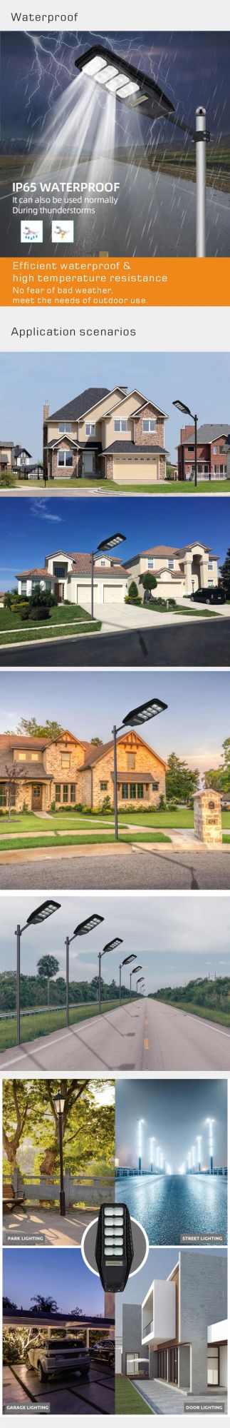 Energy Saving Outdoor IP65 Waterproof 100W 200W 300W LED Street Light