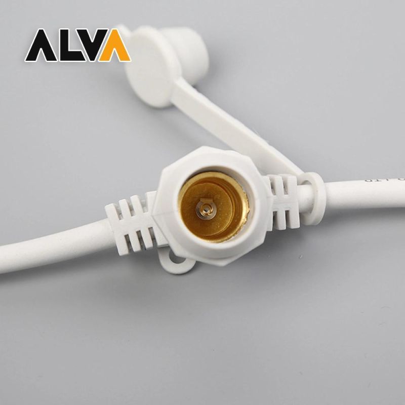 Europe LED Outdoor Lighting Christmas Lights Fairy Festival Holiday Light with E14 Socket G45 P45 Global Decoration White String with VDE, CE