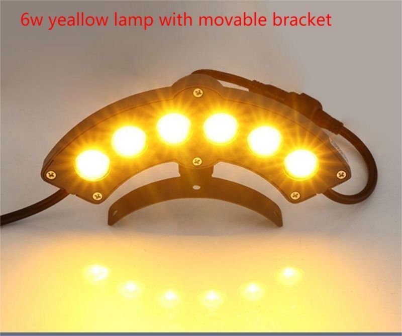 6W Corrugated Lamp-Outdoor Decoration Light-Home Roof Material-Glazed Roof Tiles Light