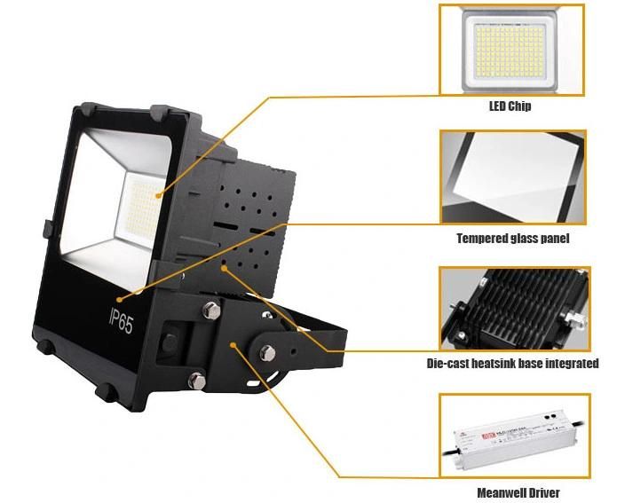 200W 300W 400W Waterproof Airport Signboard Portable LED Floodlight IP65 Outdoor Work LED Flood Light