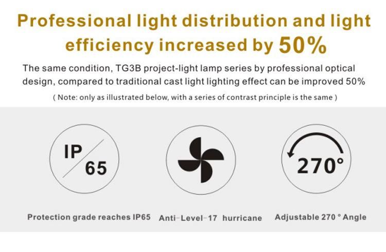 High Brightness Die-Casting Aluminium IP66 SMD 150W Outdoor LED Flood Light