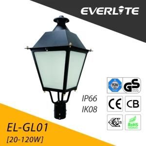 IP66ik08 LED Garden Street Outdoor Lamp Post Top Light Villa