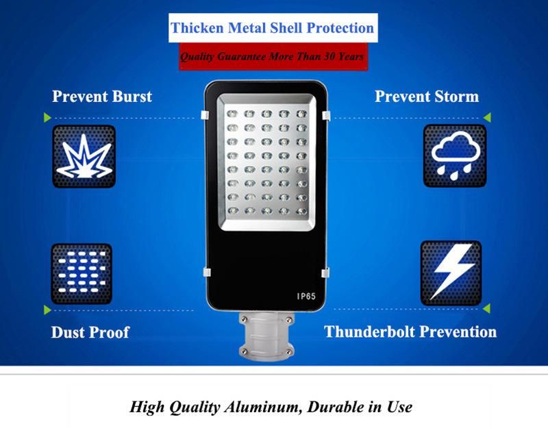 Outdoor Smart LED Street Light 40W 60W 100W 120W with Light Pole Flood Road Garden Parking Lot Park Road Street Lamp