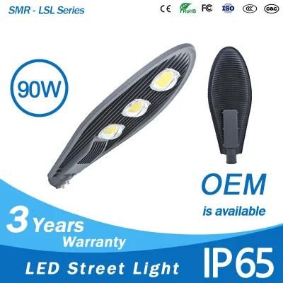 High Tech 90W COB Dimmable LED Street Light