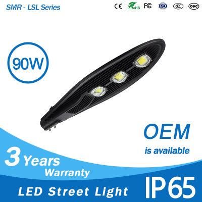 3000K 4000K 6000K AC Outdoor IP65 COB 50W 60W 90W 120W 150W LED Street Light