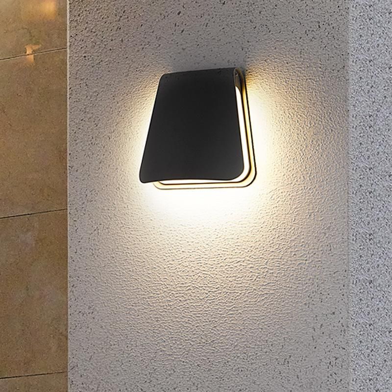 Modern Creative Fan Imitation Luminaria LED Aluminium Art Light Fixtures Wall Lamps (WH-HR-31)