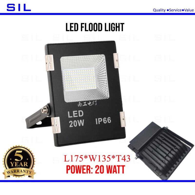 High Lumen LED Tunnel Lamp SMD Chip Aluminum Shell IP66 Waterproof 20W 10W 30W 50W 100W 150W 200W LED Floodlight for Stadium Court