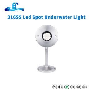 Mini 316ss IP68 3watt LED Underwater Spot Lighting with CE RoHS Certificate