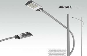 80W 120W CE RoHS IP67 CREE Samsung Aluminium Solar LED Street Light