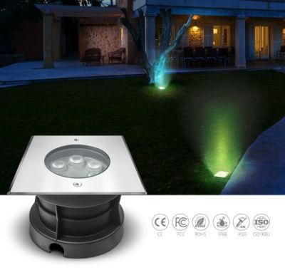 6W IP68 Recessed LED Underwater Inground Pool Light LED Outdoor Tree Light