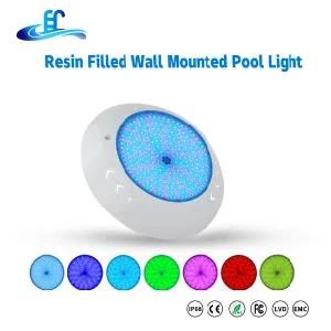 24watt Warm White IP68 Resin Filled Wall Mounted LED Pool Light with CE RoHS