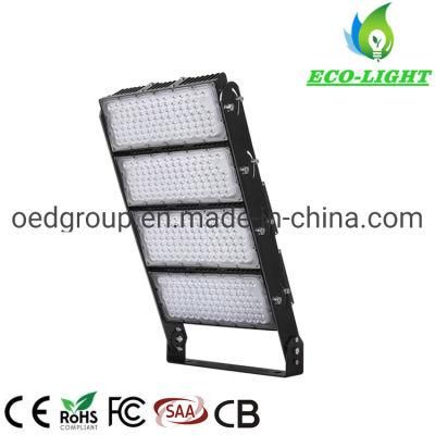 IP65 25 / 45 / 60 Deg. Lumileds SMD5050 960W 1000W LED High Mast Flood Light for Sport Field Lighting