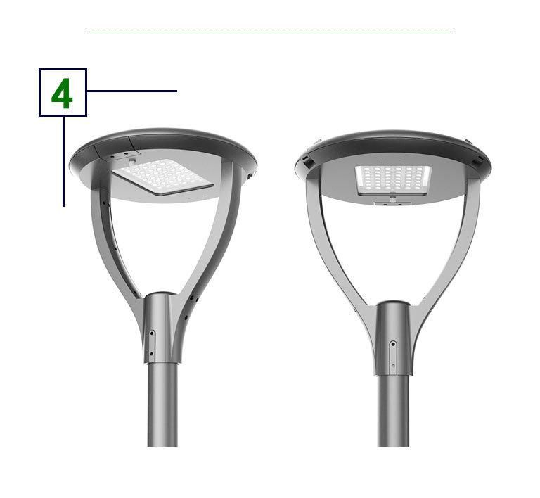 IP65 Protection Level and LED Light Type Garden Light Round Shaped 120 Degree Light Distribution