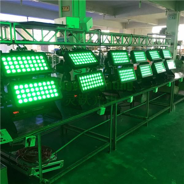 72PCS RGBW DMX Outdoor Stage City Color LED 10W