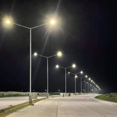 Europe America Asia Outdoor Galvanized Q235 Street Light Pole 4m~15m Solar LED Streetlight