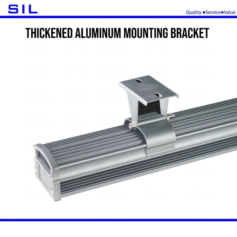 LED Waterproof Light IP65 DMX RGBW Color Changing 54W Wash Bar Light LED Wall Washer Matt Black