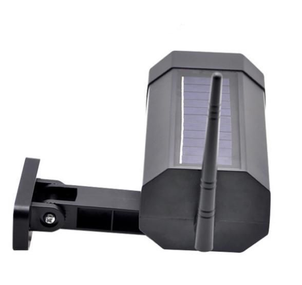 Outdoor Security Camera Solar LED Induction Wall Mounted Light with Remote Control Sensor Lamp Waterproof Garden Courtyard Light