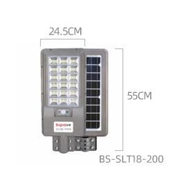 Bspro All in One Lithium Battery LED Street Light Housing Waterproof 200W LED Solar Street Light