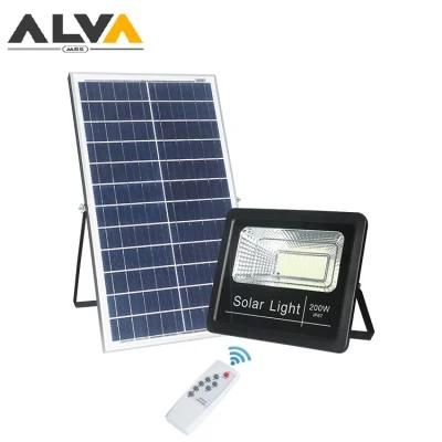 Alva LED Floodlight Digital Display Remote Control Timing Control LED High Power Lamp LED Outdoor Light Solar Lights