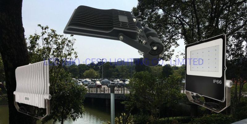200W LED Flood Light 29000lm-3000K AC90-305V-IP66 Waterproof Outdoor Industrial LED Roadway Light 150lm/W LED Street Light Cold White 200W for Factory Warehouse