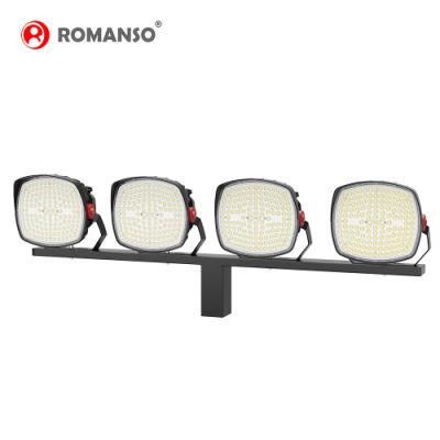 Good Heat Dissipation Slip Fitter T Pole Light 120000lm IP66 for Badminton Field Floodlight 600W