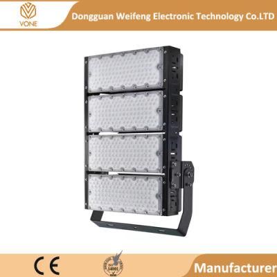 100W to 500W Outdoor Waterproof LED Stadium Flood Lights 90 Degrees 20 Degrees Beam Angle for Parking Lot Tunnel Billboard Industrial Lighting
