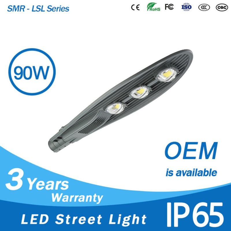 50W 60W 90W 100W 120W 150W 200W IP65 Waterproof Photocell LED Street Light