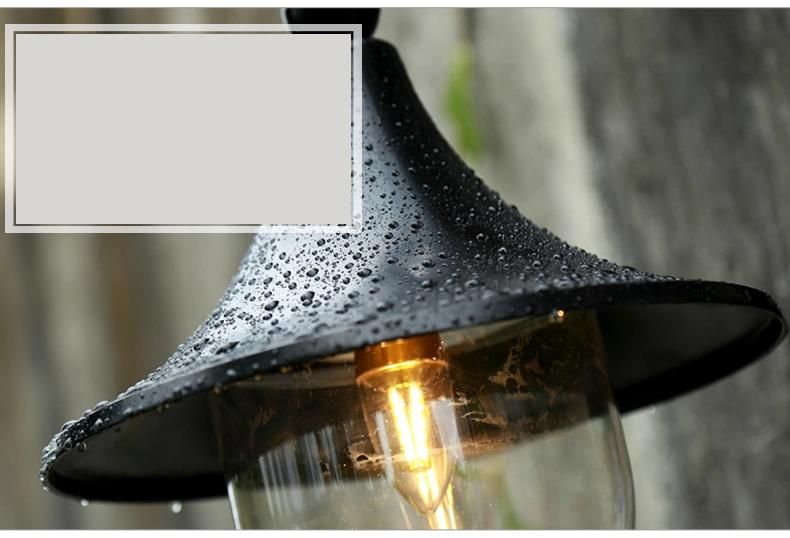 Rustic Waterproof Garden Outdoor Wall Lamp Large Speaker Wall Lamp (WH-HR-58)