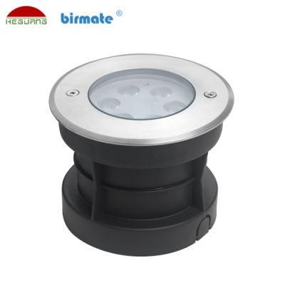 Manufacturers 6W RGB High Voltage 304 Stainless Steel LED Ground Lights Outdoor