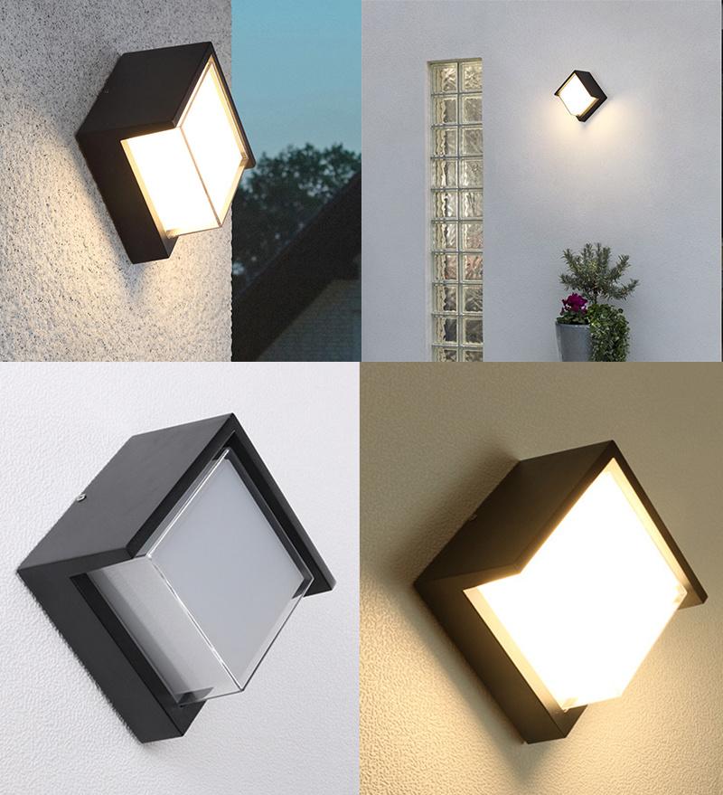 High-Quality 5W 6W 10W up Down Waterproof IP65 3000K 6500K Corner Wall Lights Step Wall Lamp