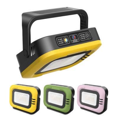 Portable Outdoor Waterproof Rechargeable Picnic Camping LED Solar Flood Light