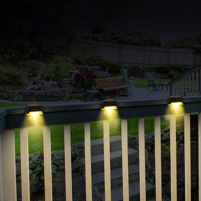 Solar Fence Lamp Yellow White Muticolour Lighting Source Solar Yard/Fence/Stair/Passway Decoration Light