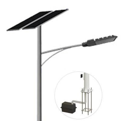 Underground Buried Anti-Thief 12m 120W LED Split Solar Street Light 3 Years Warranty Waterproof IP65 CE RoHS IEC Certified