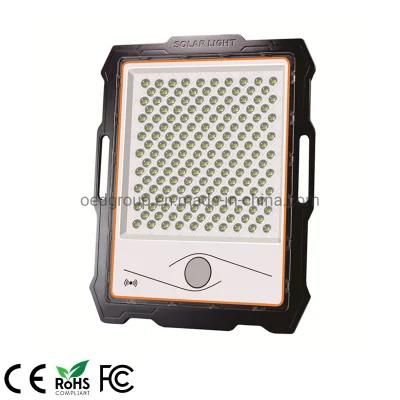 Aluminum and Lens 6000K White Color 600W Portable Solar LED Flood Light