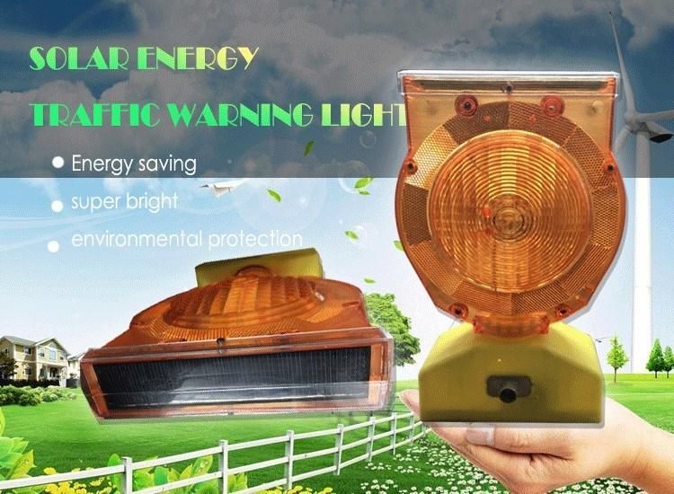 Traffic Block Emergency Solar LED Warning Barricade Lamp