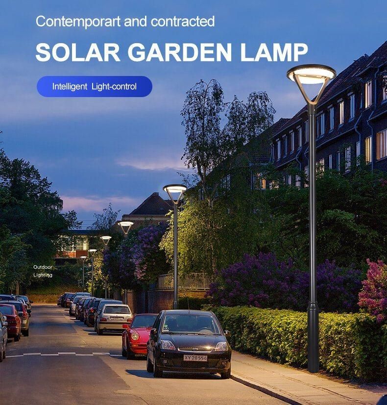 Hot Sell Decorative Gate Post Pillar Light Landscape Power Item Lighting Outdoor LED Solar Garden Light