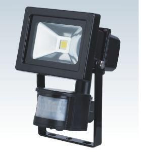 GS, CE IP44 10W LED Flood Light for Outdoor with Senser 120&deg;