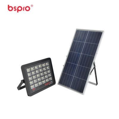 Bspro Outdoor LED Floodlight Housing Stadium Tech Ground Remote Control 400W Solar Flood Light