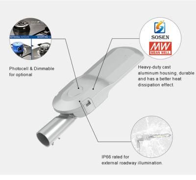 Hot Products Commercial 5000K 100V Freeway Road Lamp Waterproof Street Sensor Light