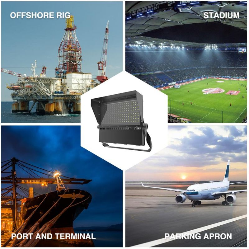 High Power Aluminum IP66 Waterproof Outdoor Stadium LED Flood Lights