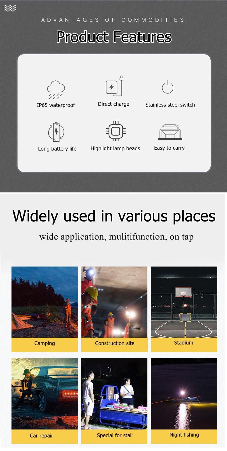 Portable Direct Charge Waterproof 3 Years Warranty 400W LED Floodlight