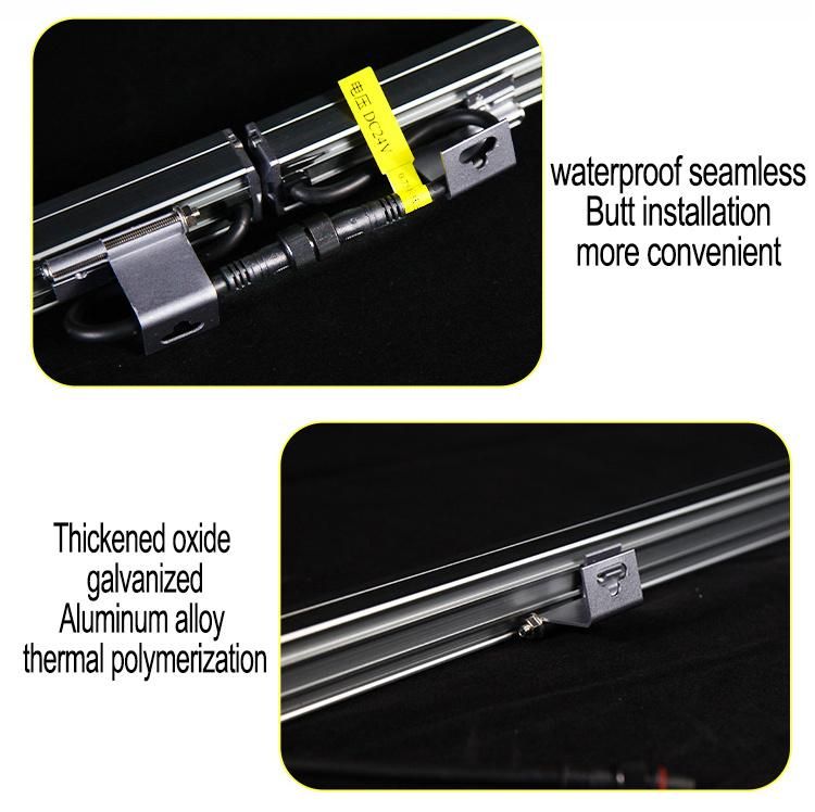 2021 Hot Selling Aluminum 24V 110V 220V 18W 24W 36W IP65 White RGB RGBW Wall Washer