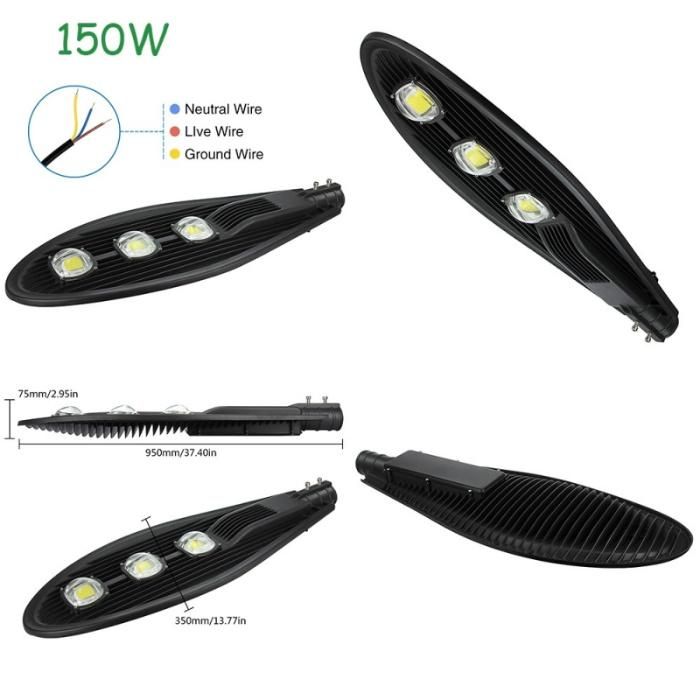 Waterproof Outdoor 150W LED Street Light IP66 LED Street Lamp Light