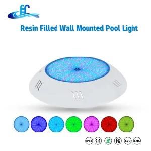 55watt High Lumen RGB Remote Control Resin Filled Wall Mounted Pool Lamps