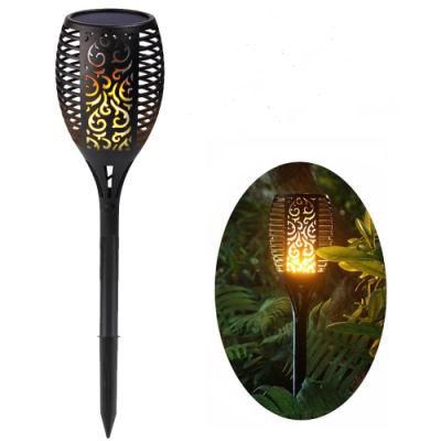 Solar Lamp LED Flickering Flames Light Waterproof 33PCS Pathway Lawn Torch Lamp Landscape for Christmas Decor